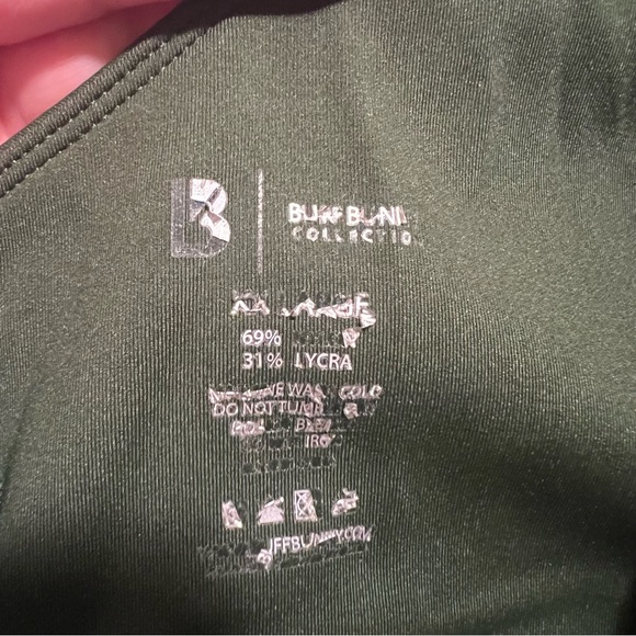 Buffbunny Collection Under Pressure Sports Bra Dark Green XXL - Picture 10 of 10